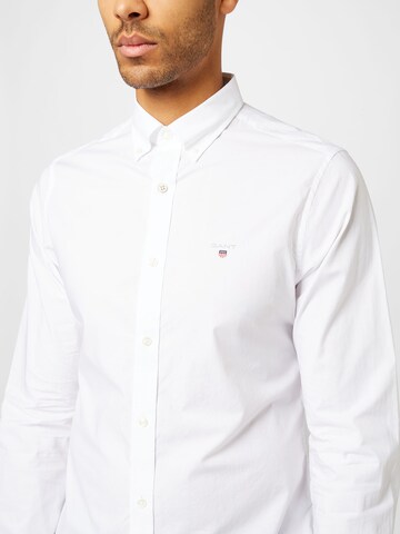 GANT - Slim Fit Camisa clássica em branco