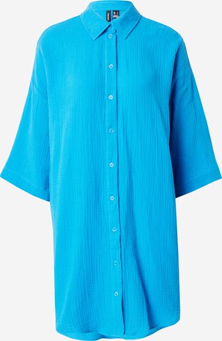 Robe-chemise 'NATALI' VERO MODA en bleu : devant