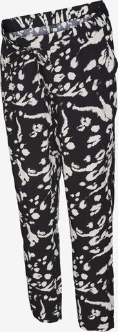 Effilé Pantalon Vero Moda Maternity en noir : devant