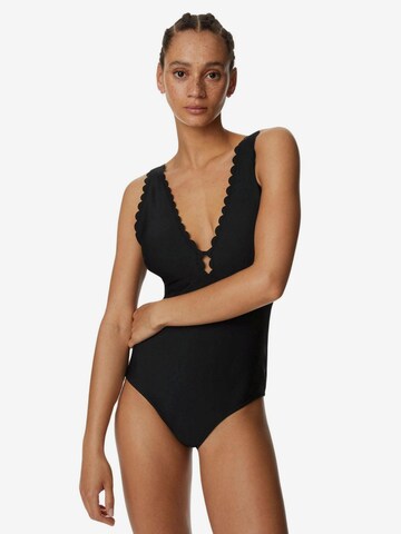 Triangle Maillot de bain Marks & Spencer en noir : devant