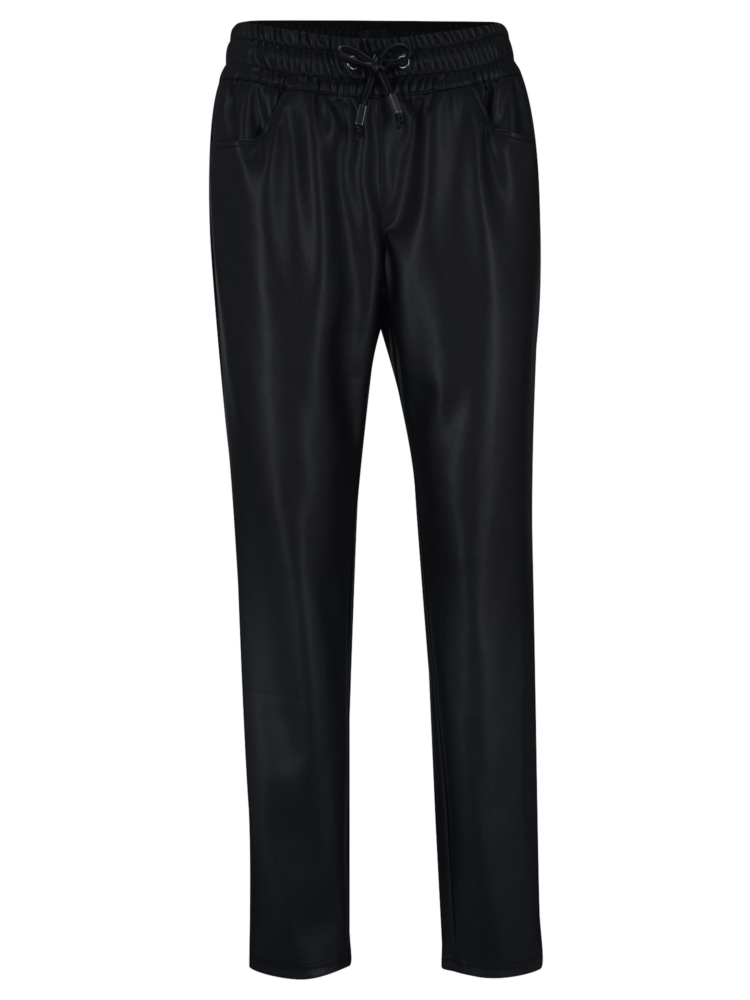 bonprix Loosefit Broek in Zwart: voorkant