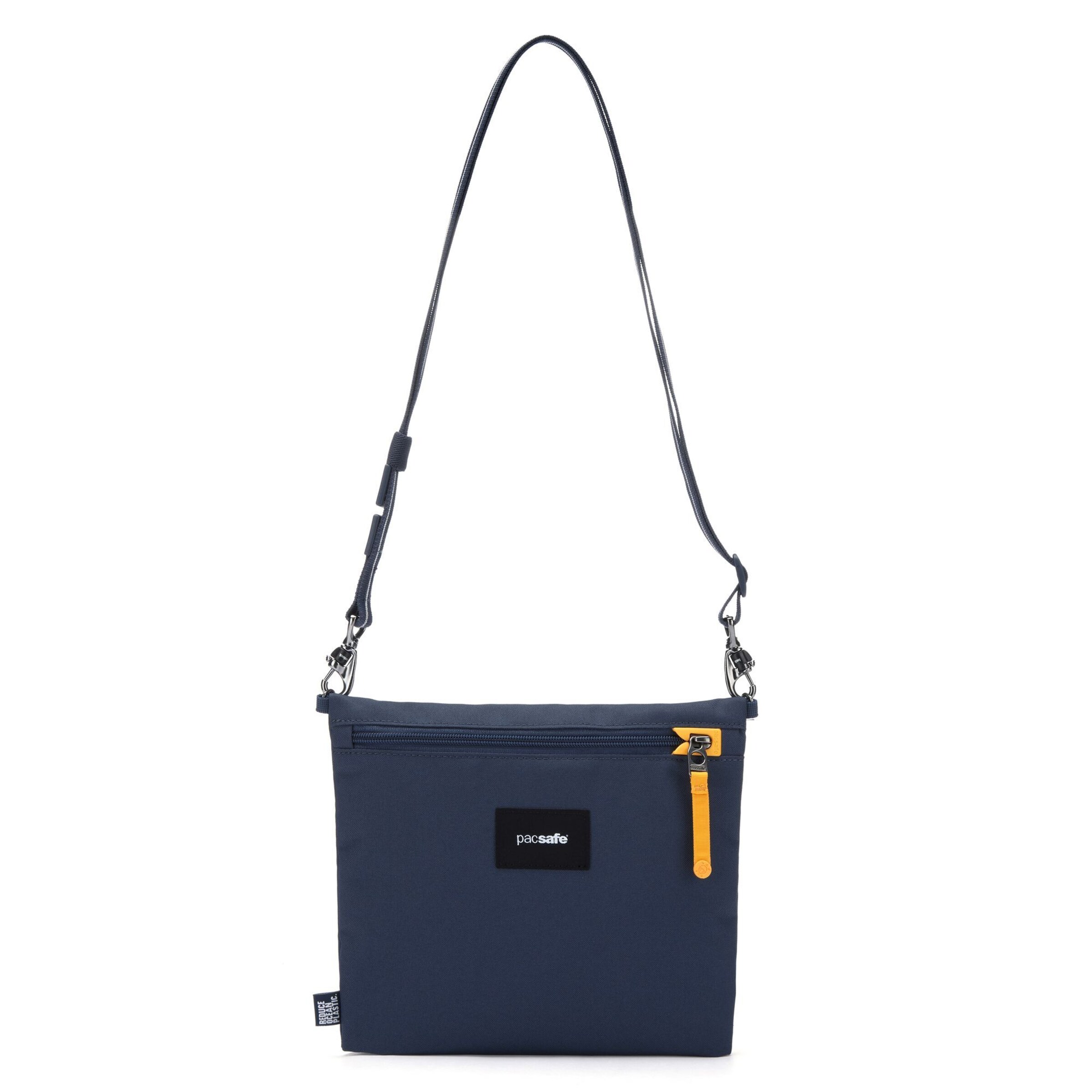 Borsa a tracolla di Pacsafe in blu