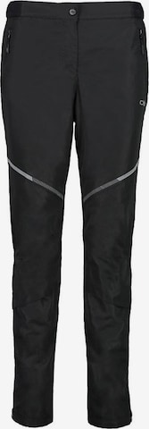 CMP Slimfit Outdoorhose in Schwarz: predná strana