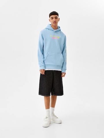 Bershka Sweatshirt in Blauw