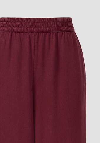s.Oliver Wide leg Broek in Rood