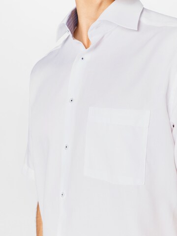 ETERNA Slim fit Button Up Shirt in White