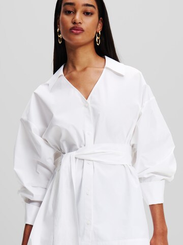 Camicia da donna di Karl Lagerfeld in bianco