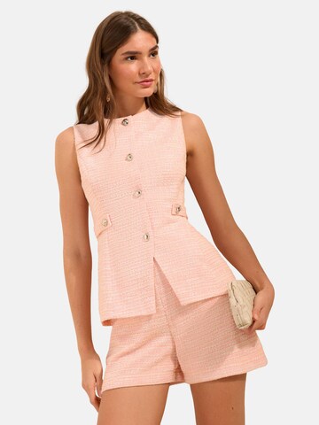 Gilet Friends Like These en rose : devant