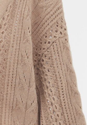 aleva Knit Cardigan in Beige