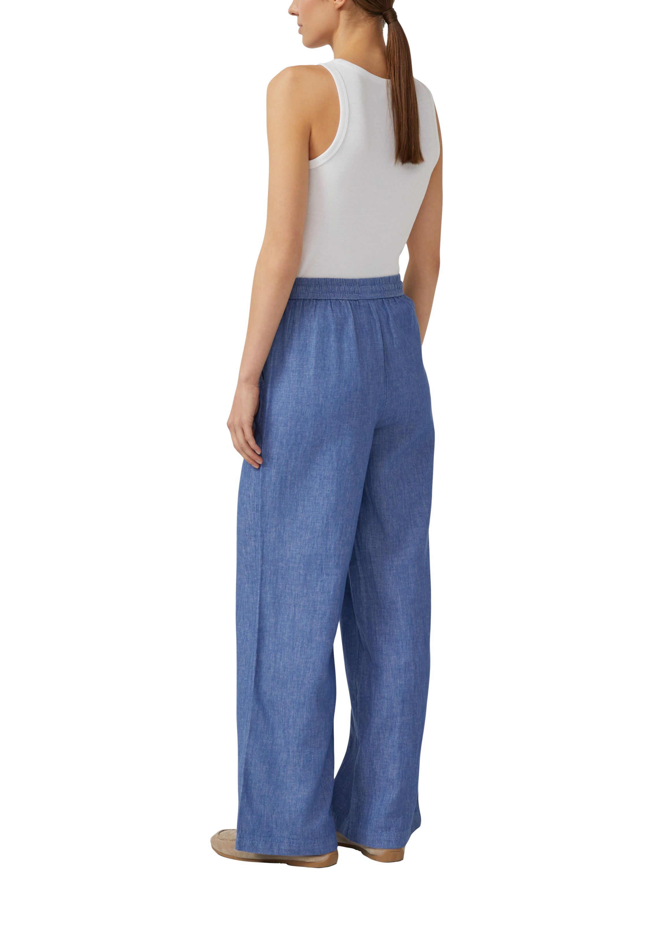 s.Oliver Wide leg Trousers in Blue
