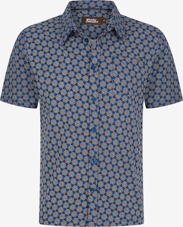 Slim fit Camicia 'Gloomy Sunday' di 4funkyflavours in blu: frontale