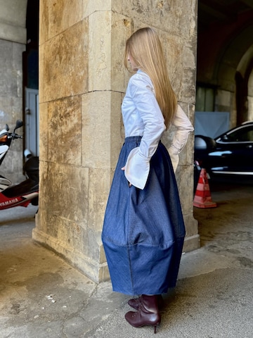 IUnique Wide Leg Hose 'Ballonique Denim Pants – Blue' in Blau