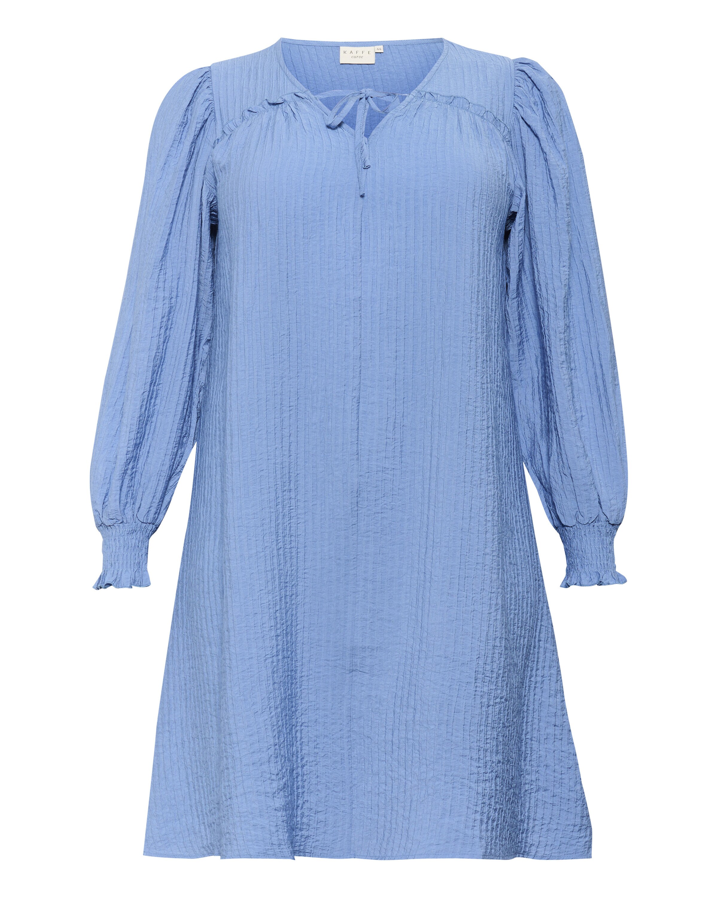 KAFFE CURVE Kleid 'Linna' in Blau: Vorderseite