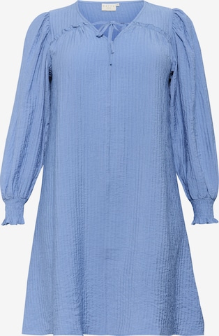 Robe 'Linna' KAFFE CURVE en bleu : devant
