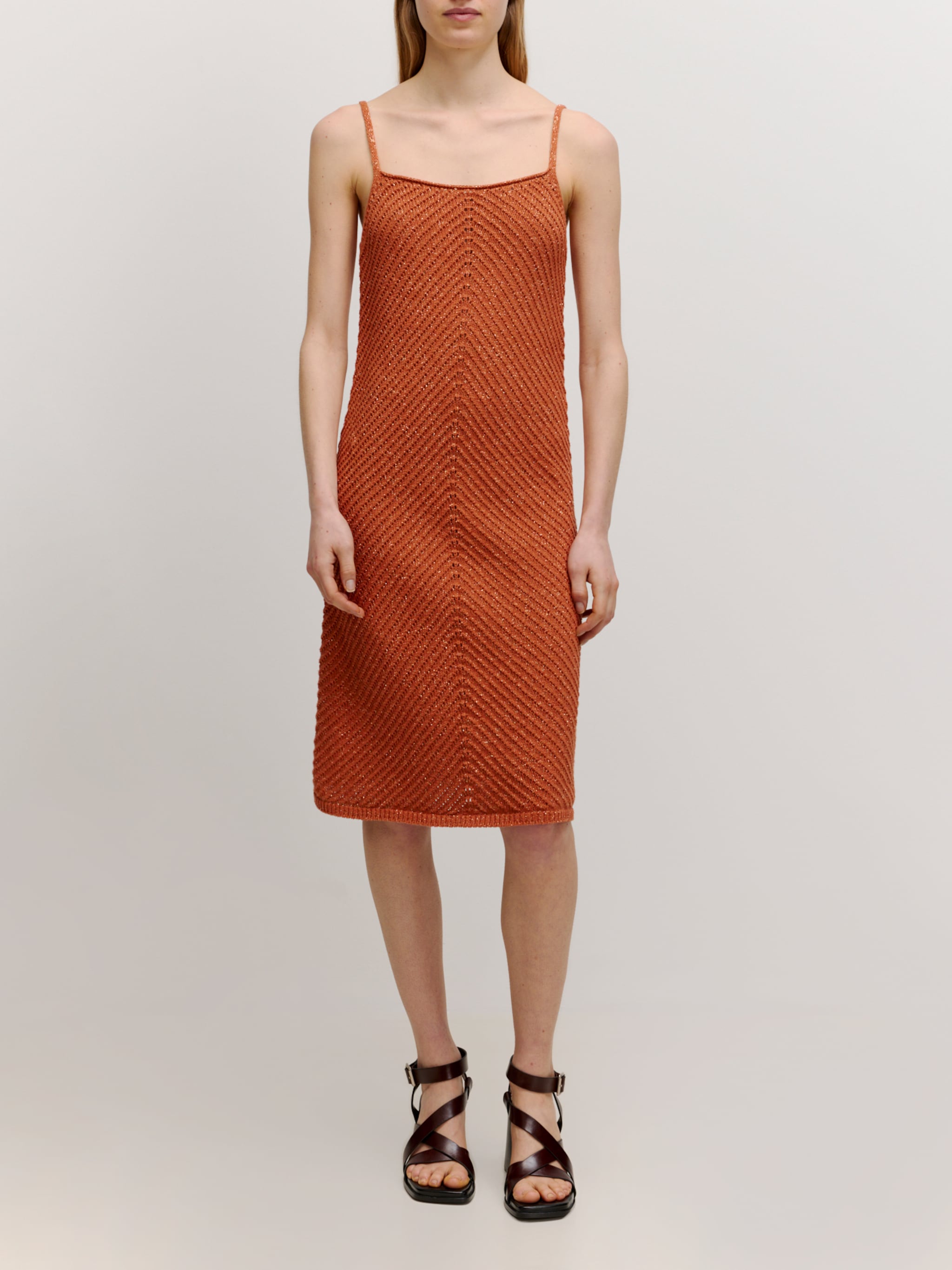 EDITED Jurk 'Almina' Oranje