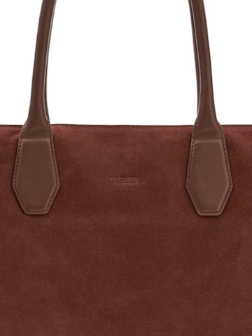 GUESSShopper torba 'Guess Cabas / Shopping Anitha Large Tote Chocolate' - smeđa boja