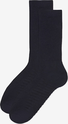 IUMAN Intimissimi Uomo Socks in Black: front