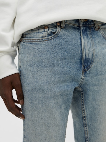 Pull&Bear Slimfit Jeans i blå