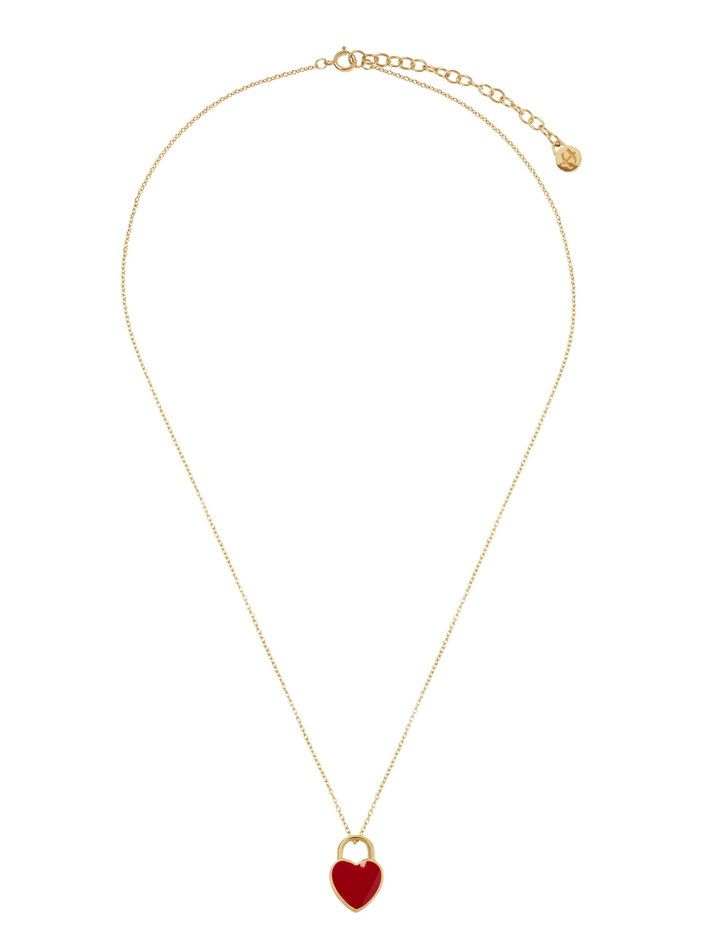 fejn Necklace in Red: front