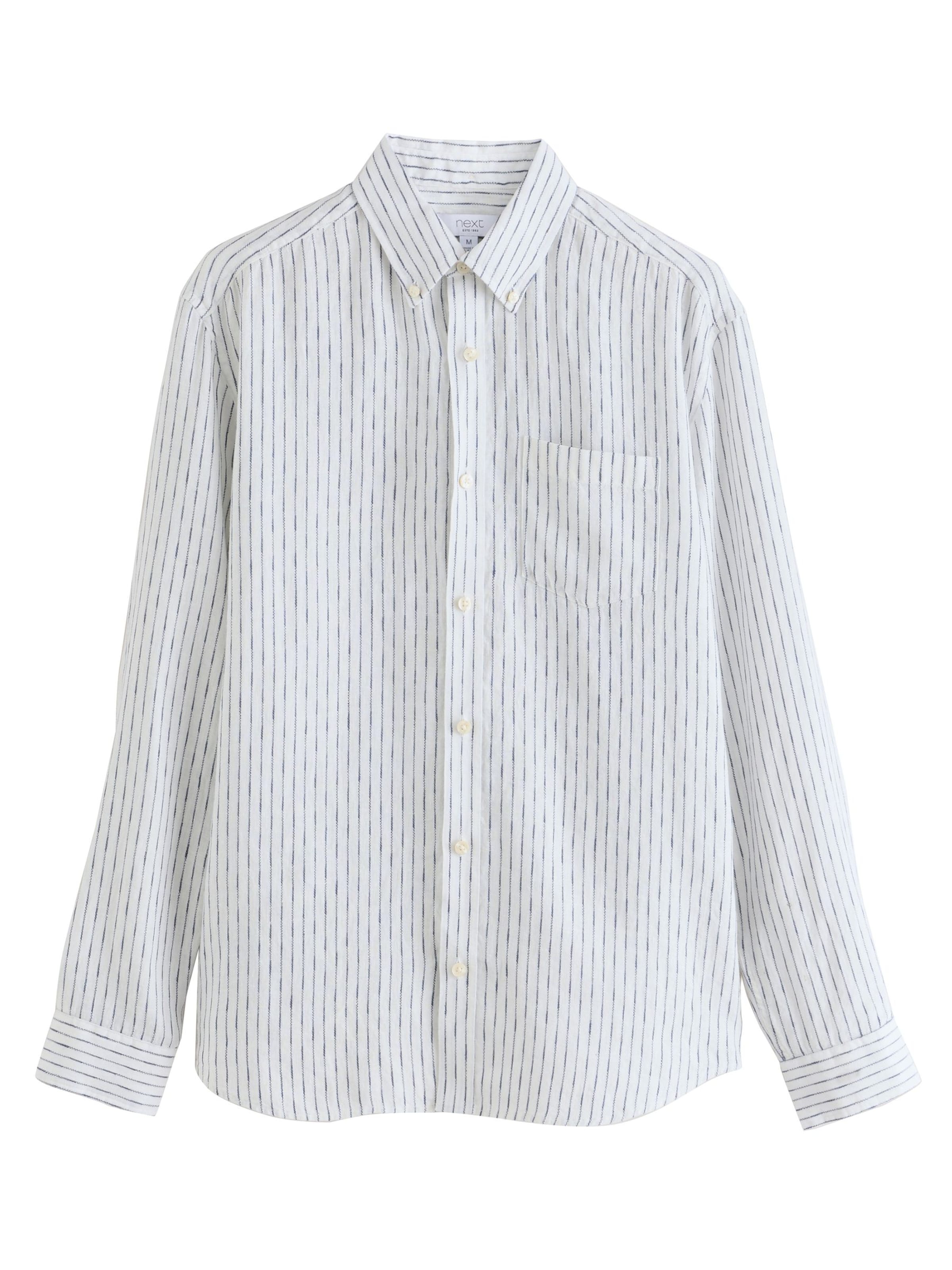 Next Regular fit Srajca | modra barva: sprednja stran