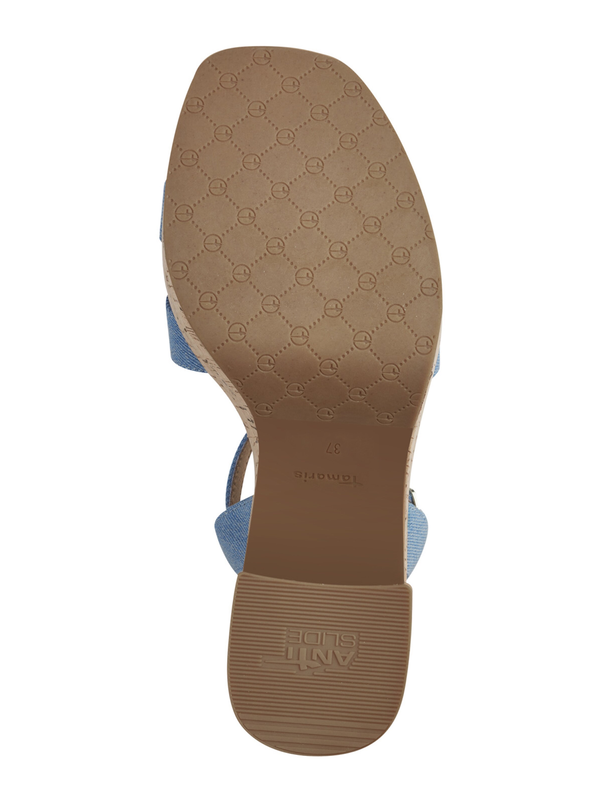 Sandales à lanières Tamaris en bleu