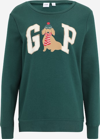 Gap Tall Sweatshirt in Grün: Vorderseite