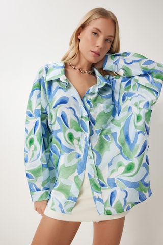 Happiness İstanbul Блуза в синьо