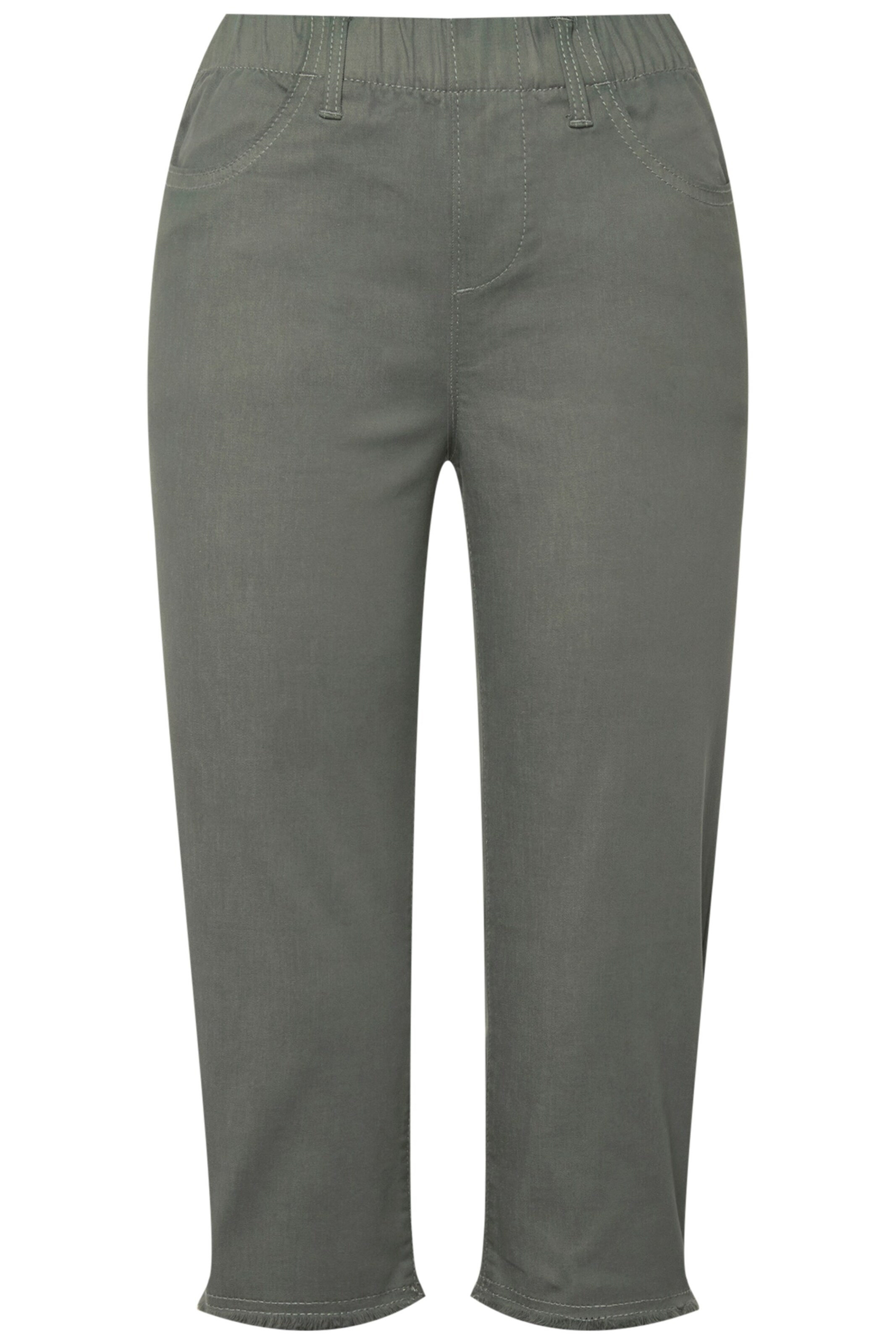 LAURASØN Skinny Broek in Grijs: voorkant