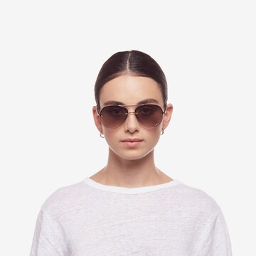 LE SPECS Sunglasses 'Panarea' in Gold: front