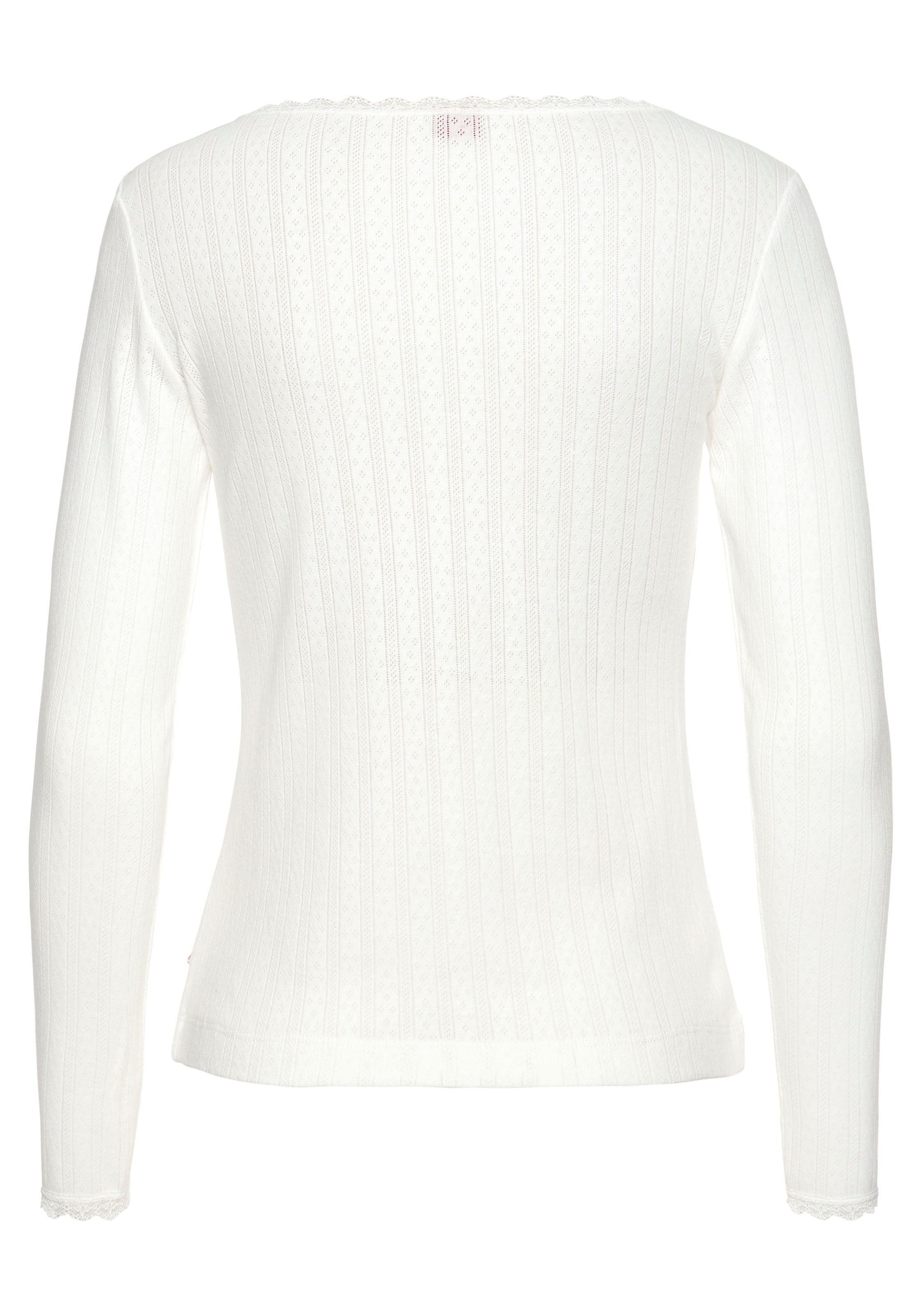 s.Oliver - Camisa de pijama em branco