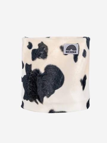 WESORA GmbH Tube Scarf 'Premium Kunstfell Neckwarmer' in Black: front