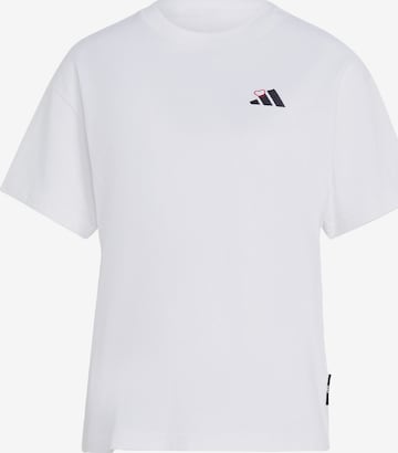 T-shirt fonctionnel ADIDAS SPORTSWEAR en blanc : devant