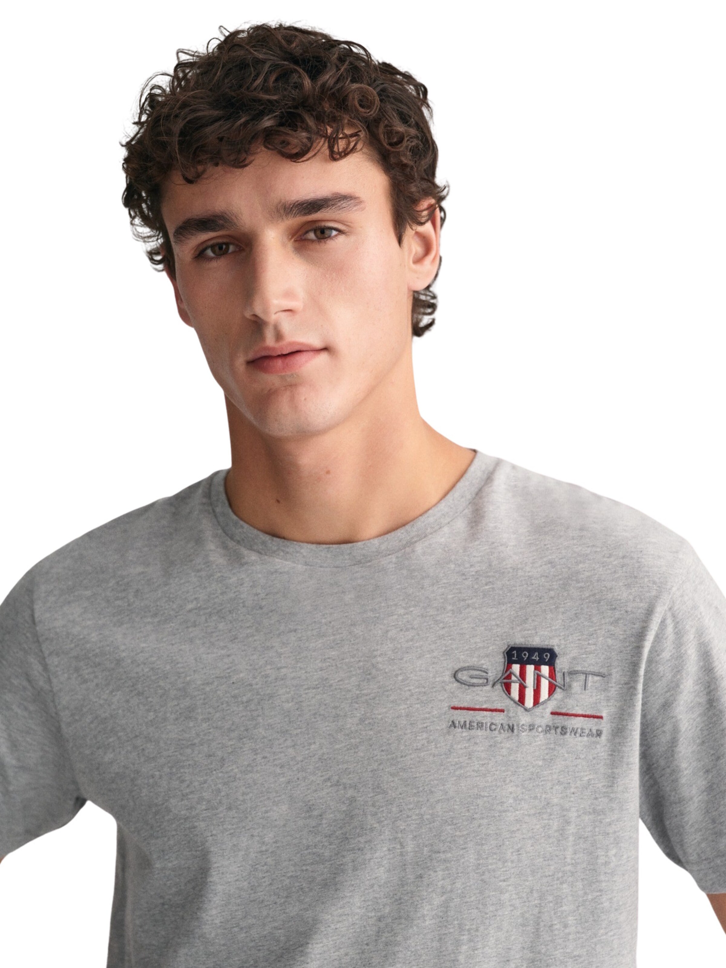 Maglietta di GANT in grigio