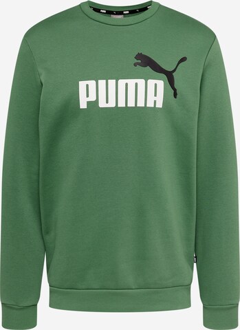 Sweat de sport PUMA en vert : devant