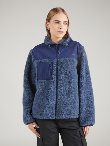 LEVI'S ® - Casaco de velo 'CB Big Foot Sherpa' em azul: frente