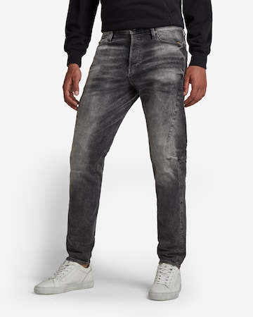 G-Star RAW - Slimfit Calças de ganga 'Scutar' em cinzento: frente