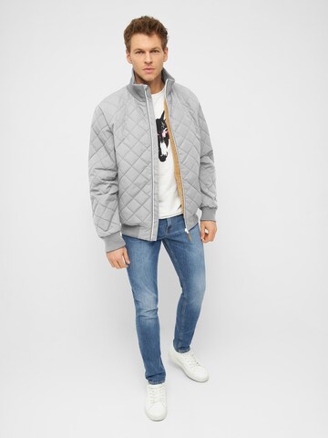 Derbe Between-Season Jacket 'Quiltby Cozy' in Grey