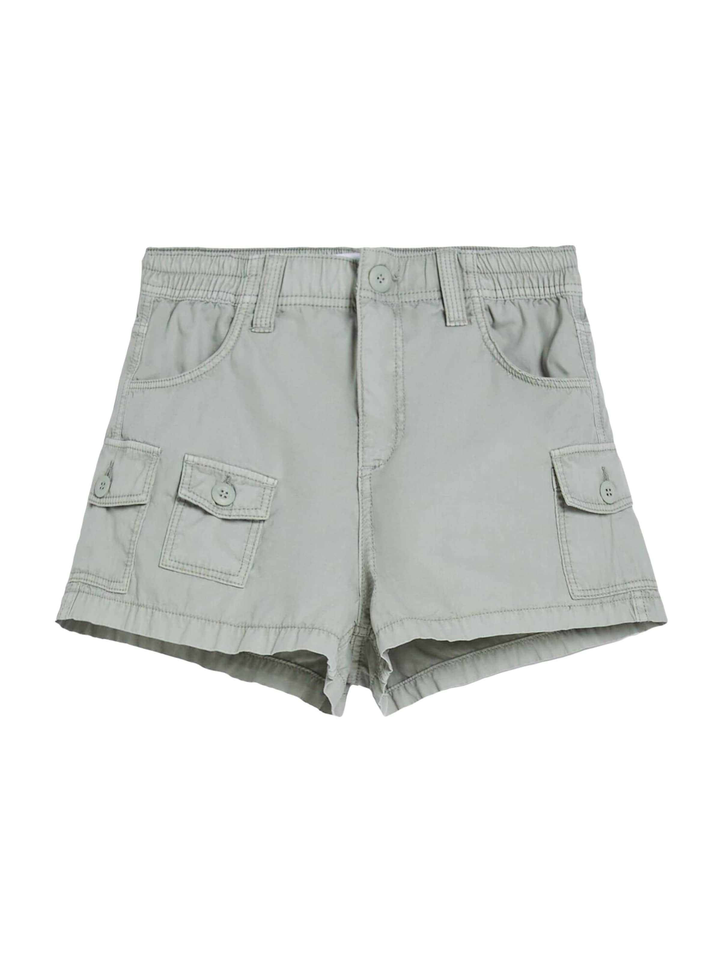 Pantaloni cargo di Bershka in verde: frontale