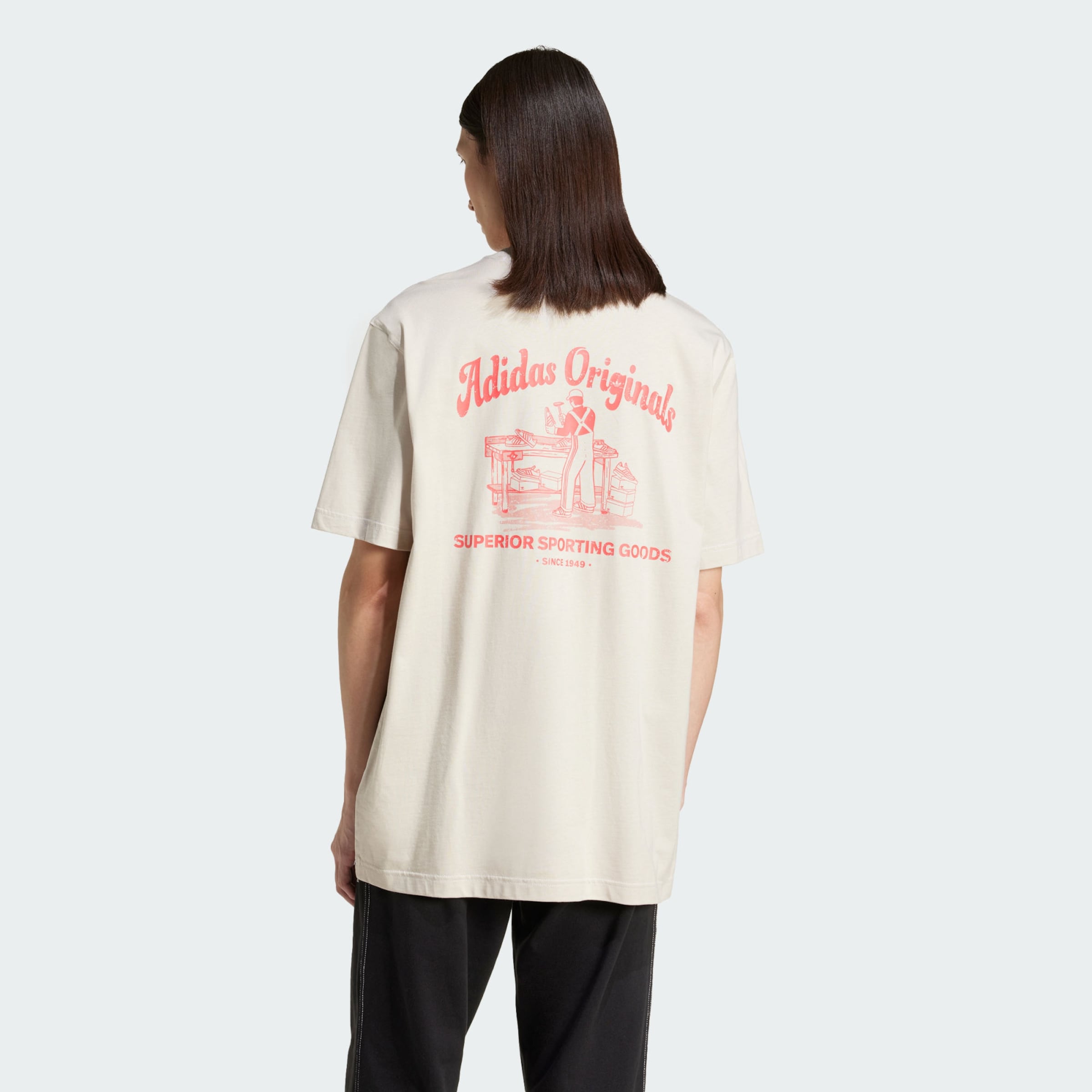 ★ドイツ発*adidas Originals*新作*WABASH グラフィックTシャツB ADIDAS ORIGINALS Shirt 'Wabash' in Cream | ABOUT YOU