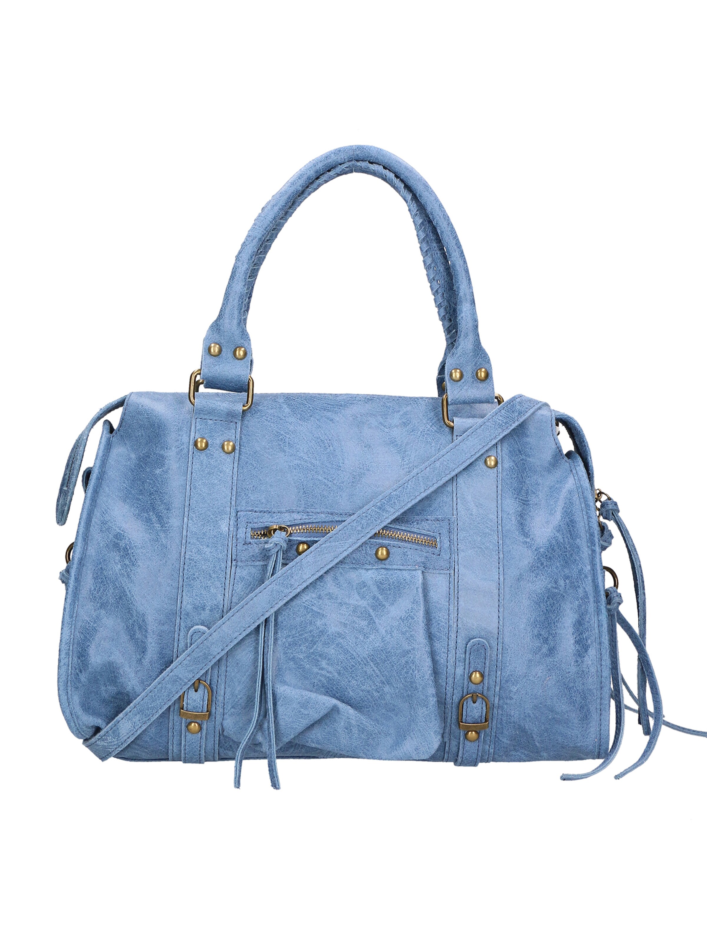 Gave Lux Handtasche in Blau: Vorderseite