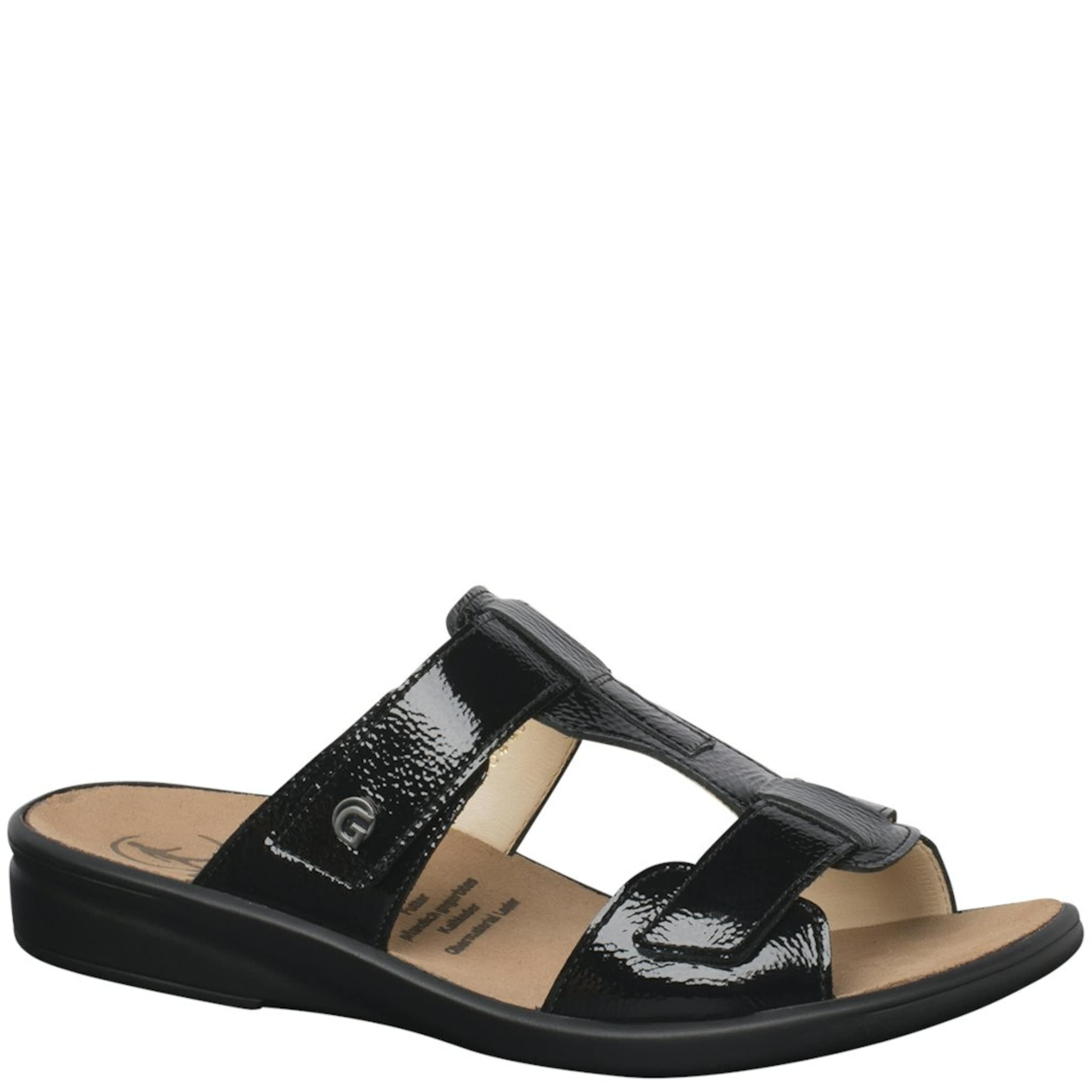 Ganter Muiltjes in Zwart: voorkant