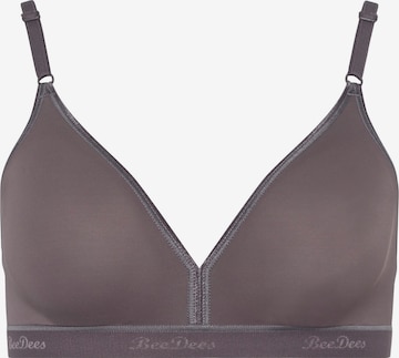 BeeDees Bra 'BH Microfun N' in Grey: front