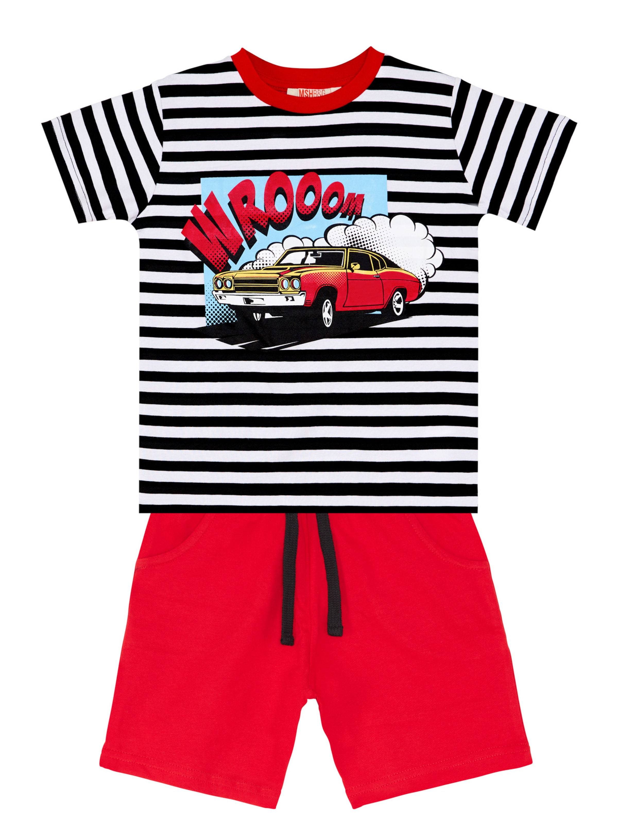 MSH B&G Set in Red: front
