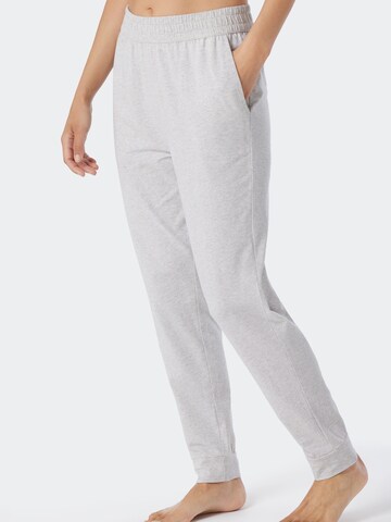 Pantalon de pyjama SCHIESSER en gris : devant