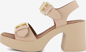 Dune LONDON Strap sandal 'JENIES' in Pink