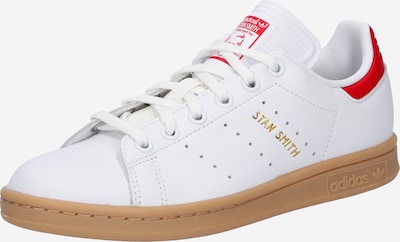 ADIDAS ORIGINALS Sapatilhas 'STAN SMITH' em ouro / vermelho / branco, Vista do produto