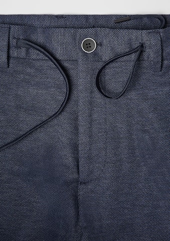 s.Oliver BLACK LABEL Slimfit Broek in Blauw