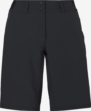 VAUDE Regular Outdoor Pants 'Loamer' in Black: front