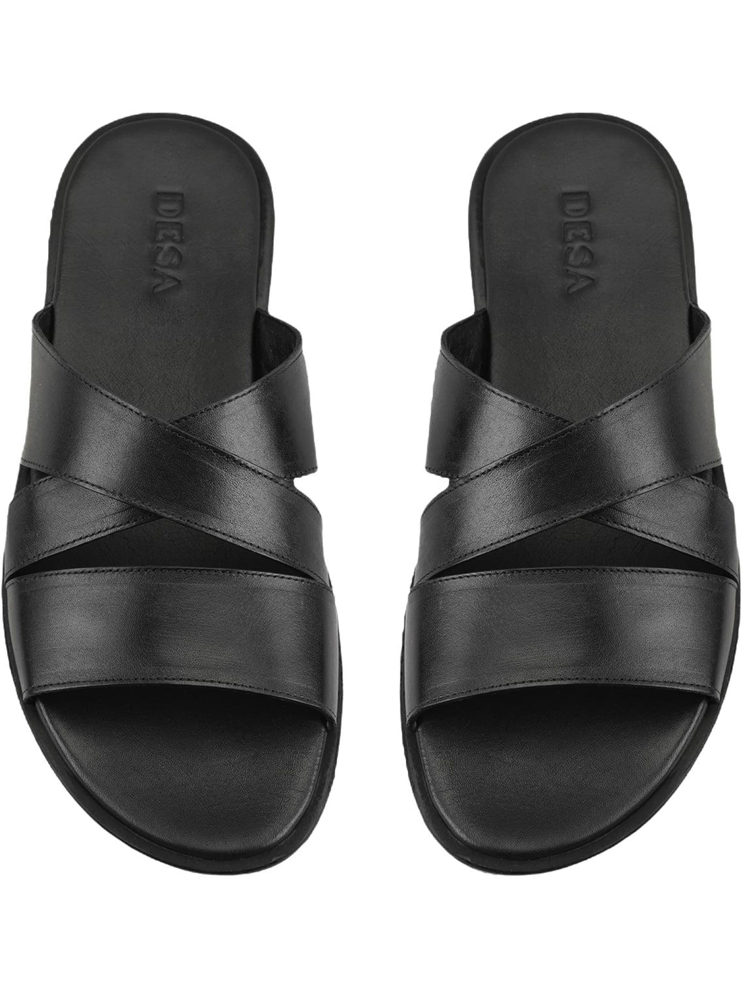 Desa - Zapatillas de casa 'Hausschuhe' en negro