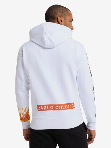Carlo Colucci Sweatshirt 'Ciprian' in Weiß